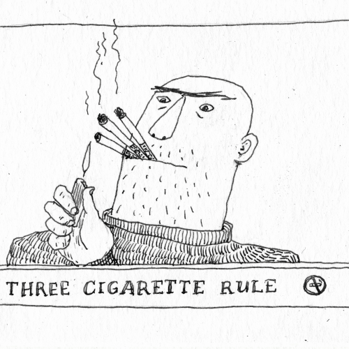 Three cigarette rule