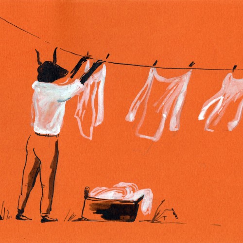 Laundry day.