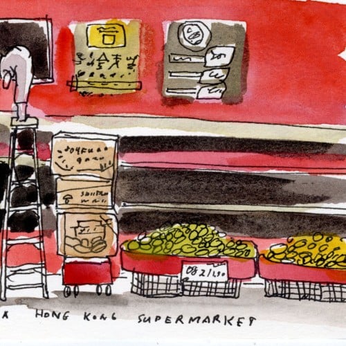 In a chinatown supermarket