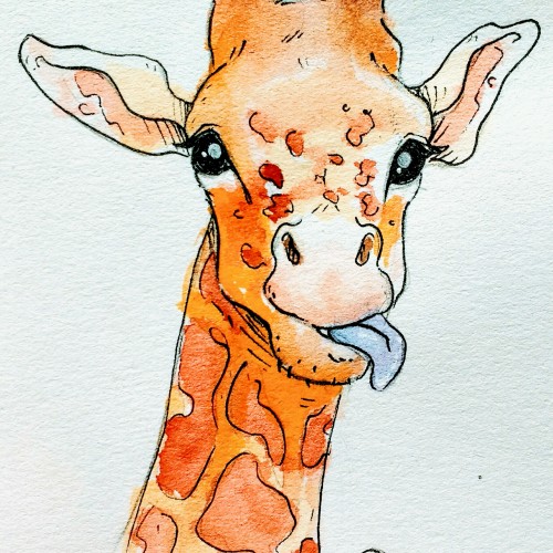 Cheeky Giraffe