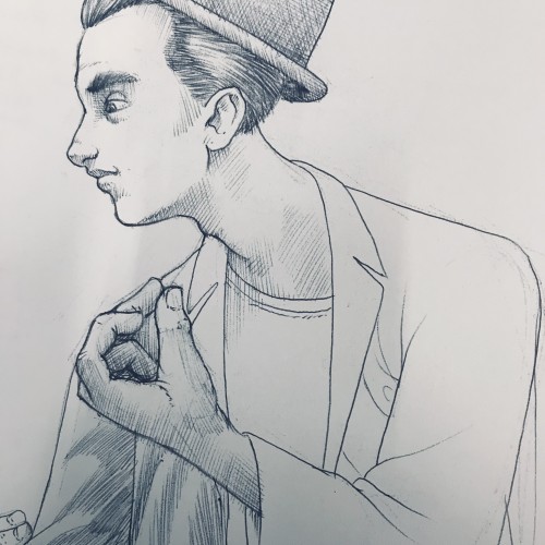 Doodle of Dude in Hat