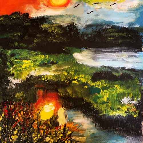 Sunset landscape