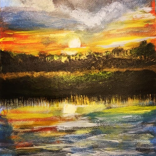 Sunset landscape