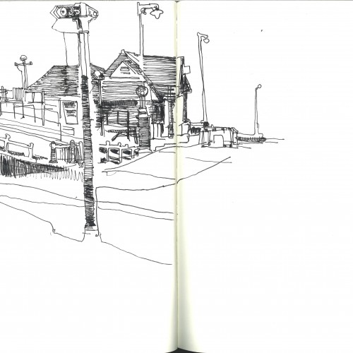 left hand drawing