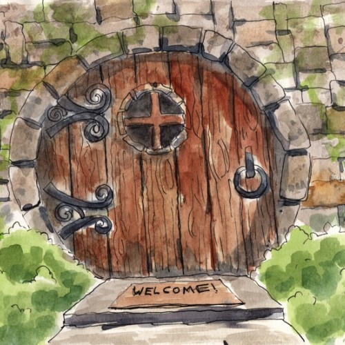 Hobbit door