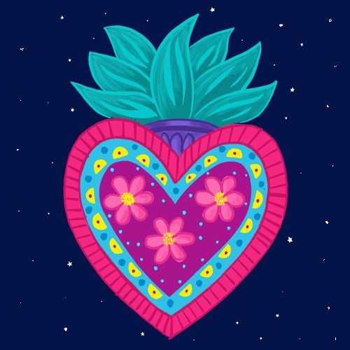 Mexican heart, milagrito