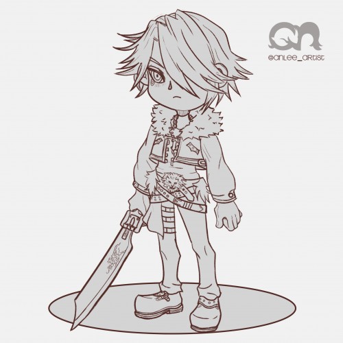 Chibi Squall - FF8