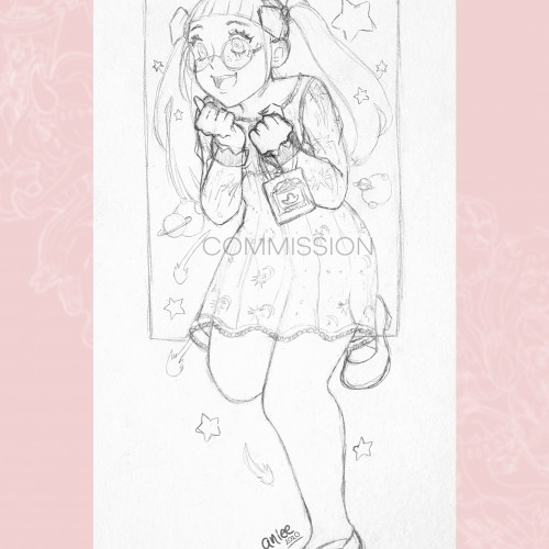[COMMISSION] - Pencil Sketch Eris #2