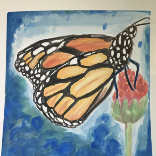 Butterfly painting