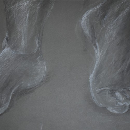 Feet study drawing 2