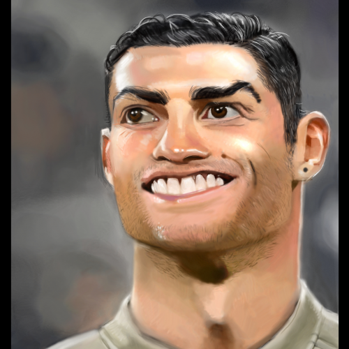 Cristiano Ronaldo caricature