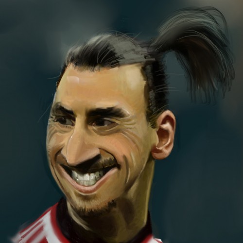 Zlatan caricature