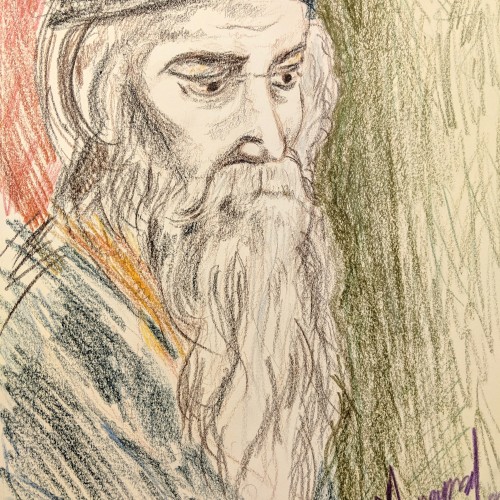 Rabindranath Tagore drawing....:)