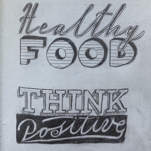 Lettering sketches