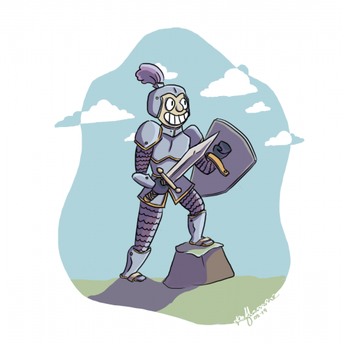 A Happy Little Knight