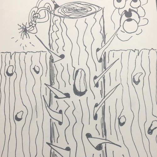 Wood on wood