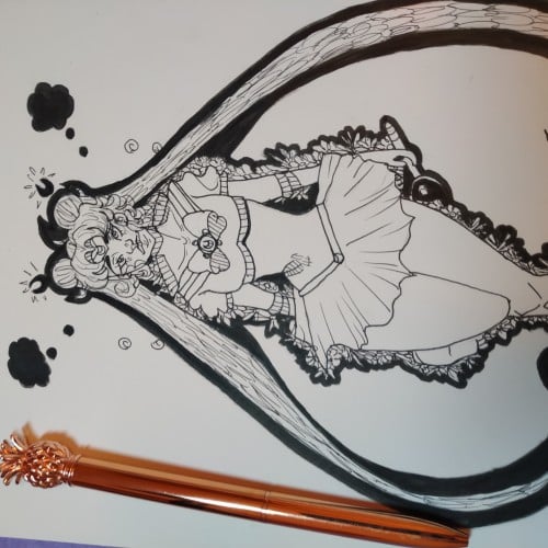Sailor moon doodle - Mari