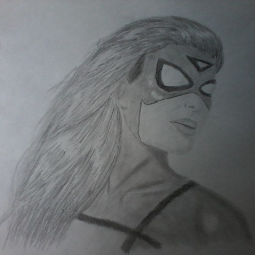 spider woman pencil