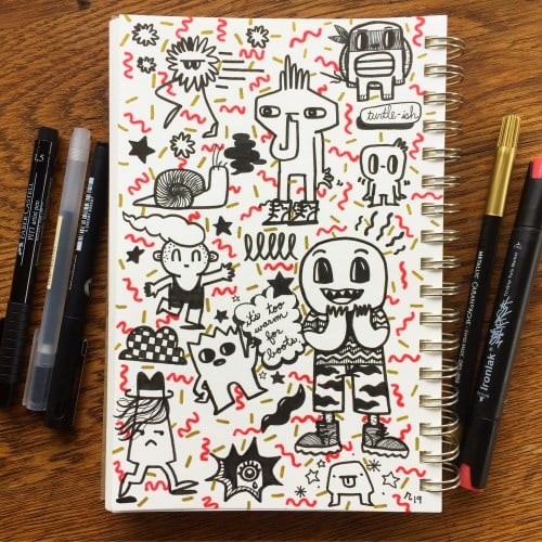 January Doodles