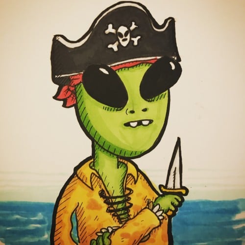 Alien pirate