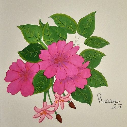 Flowers and Leaves