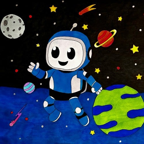 Robot Boy in Space