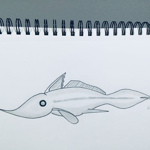 Doodle from the deep