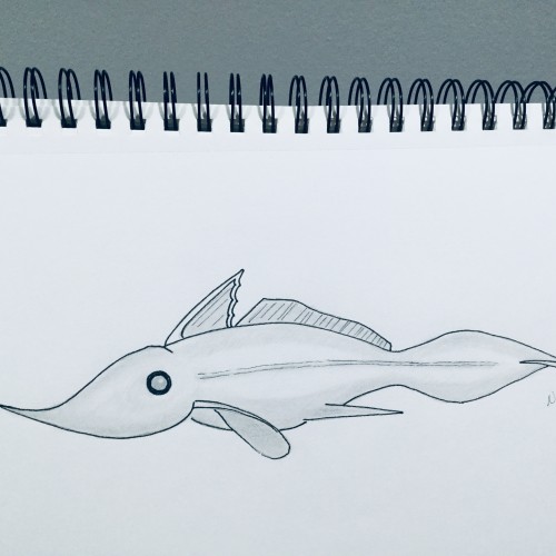 Doodle from the deep