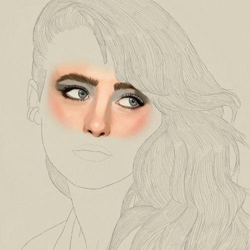 Kathryn Newton Portrait Sketch Fanart