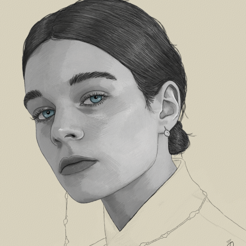 Model Portrait Sketch pt 2