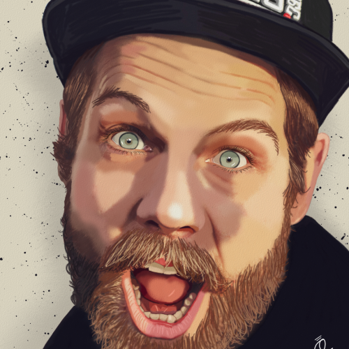 Bearded Model Portrait Art