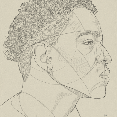 Oz Side Face Sketch 20