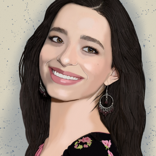 Mikey Madison Portrait Fanart by Oz Galeano