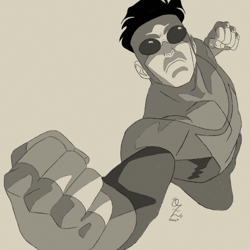 Invincible Drawing Sketch by Oz Galeano
