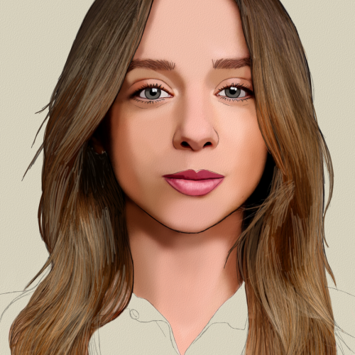 Anna Lore Drawing Color Sketch by Oz Galeano