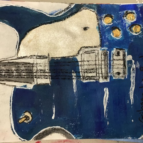 Blue guitar