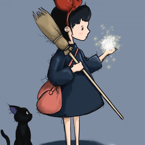 Kiki’s delivery service fan art