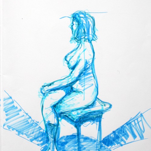 Edinburgh, life drawing XXIII