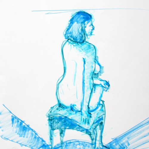 Edinburgh, life drawing XXI