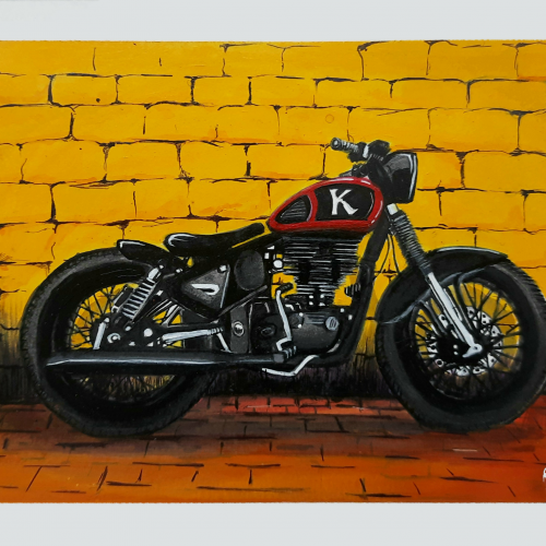 Royal - Enfield Illustration