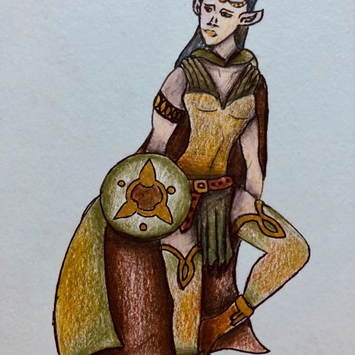 Character design - Warrior Elf