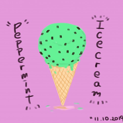 Peppermint Ice cream
