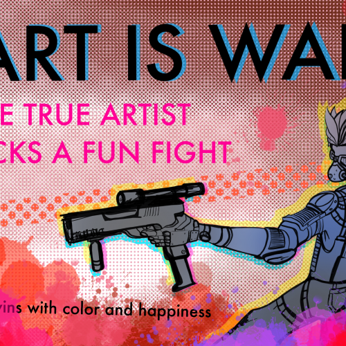 Art is war doodle