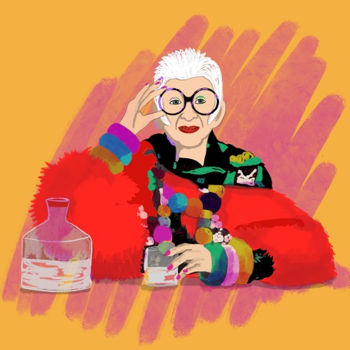 Classy Dame Iris Apfel