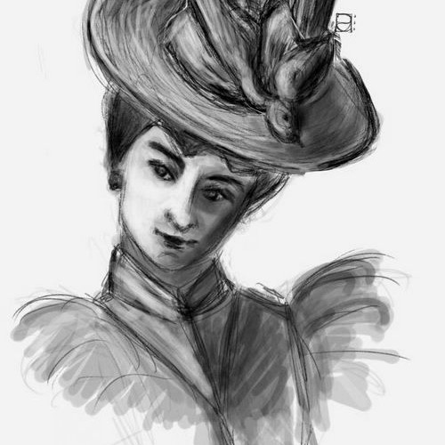 Lady with hat