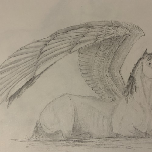 Resting Alicorn