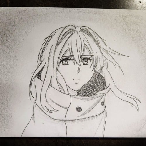 Violet Evergarden sketch for Erika Harlacher-Stone