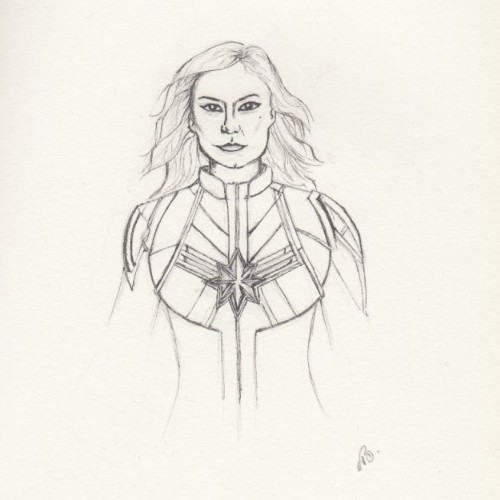 Captain Marvel drawing