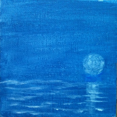 Moon reflecting