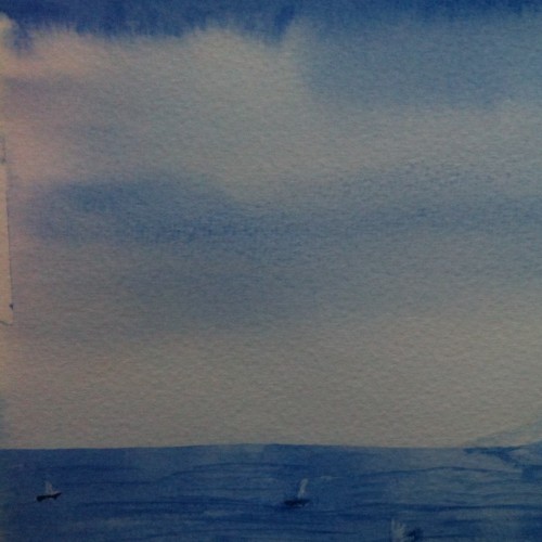 blue seascape